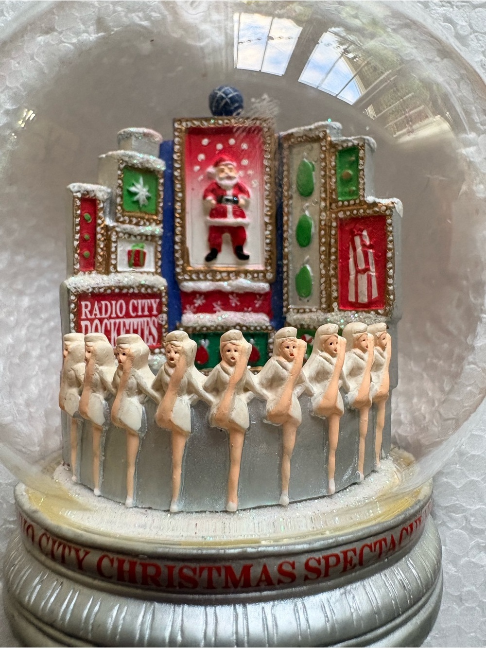 2008 Radio City Christmas Spectacular: The Rockettes Times Square Ornament Globe - Picture 5 of 16